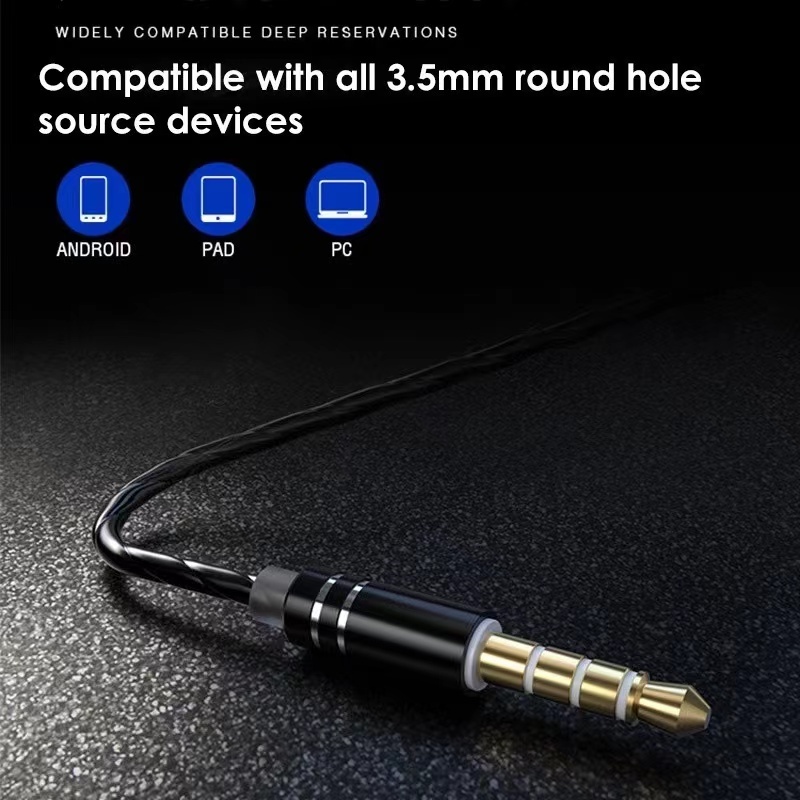 Tai Nghe Nhét Tai xinran x8  jack 3.5mm Bằng Kim Loại Cách Âm Thông Dụng