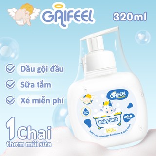 Sữa tắm GAIFEEL Sữa thơm sữa tắm Gel Sữa tắm cho bé hương sữa cho bé 320ml
