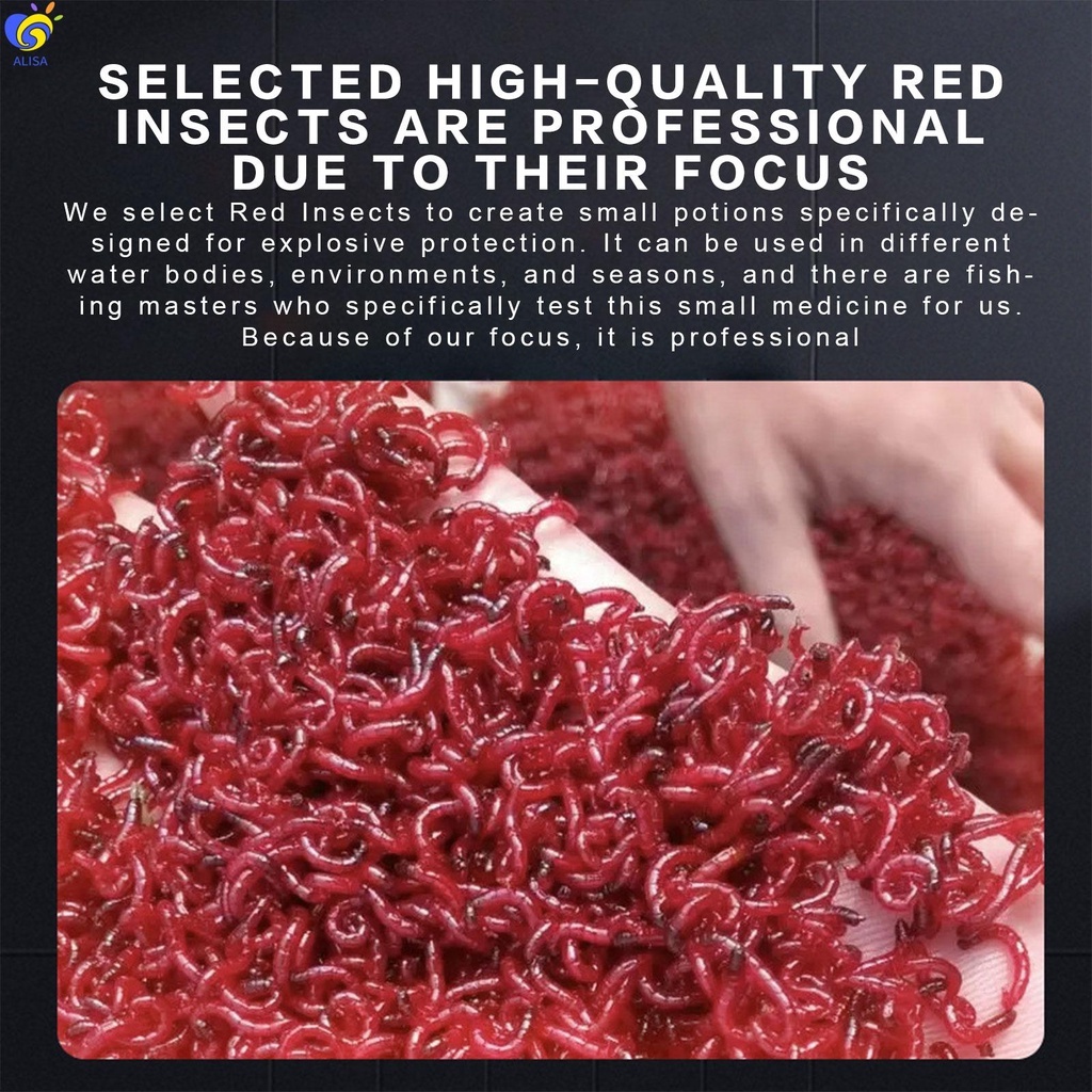 Mồi Giun Giả Câu Cá 60ml Dạng Lỏng Thu Hút Cá Hiệu Quả