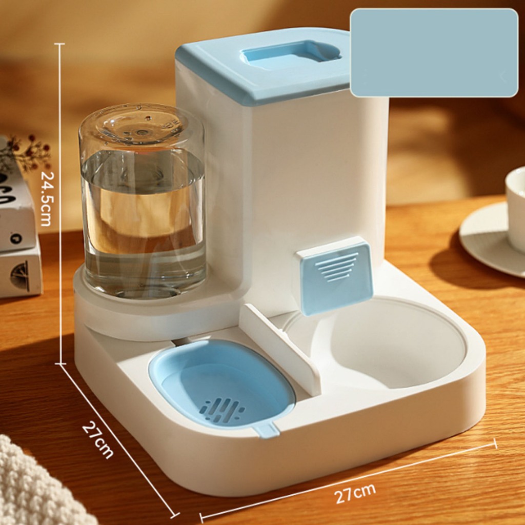 Có thể bán buôn Bộ Bát Nước Và Thức Ăn Cho Thú Cưng Đựng Tự Động Công Suất Lớn Đôi Chó Mèo Virgina056 Hàng giao ngay