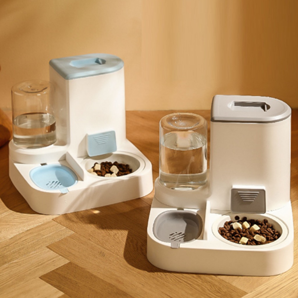 Có thể bán buôn Bộ Bát Nước Và Thức Ăn Cho Thú Cưng Đựng Tự Động Công Suất Lớn Đôi Chó Mèo Virgina056 Hàng giao ngay