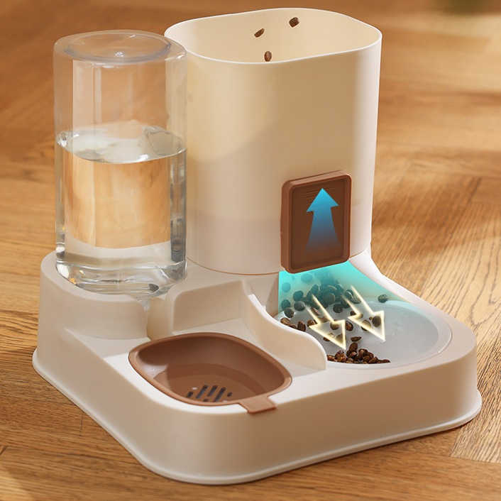 Có thể bán buôn Bộ Bát Nước Và Thức Ăn Cho Thú Cưng Đựng Tự Động Công Suất Lớn Đôi Chó Mèo Virgina056 Hàng giao ngay