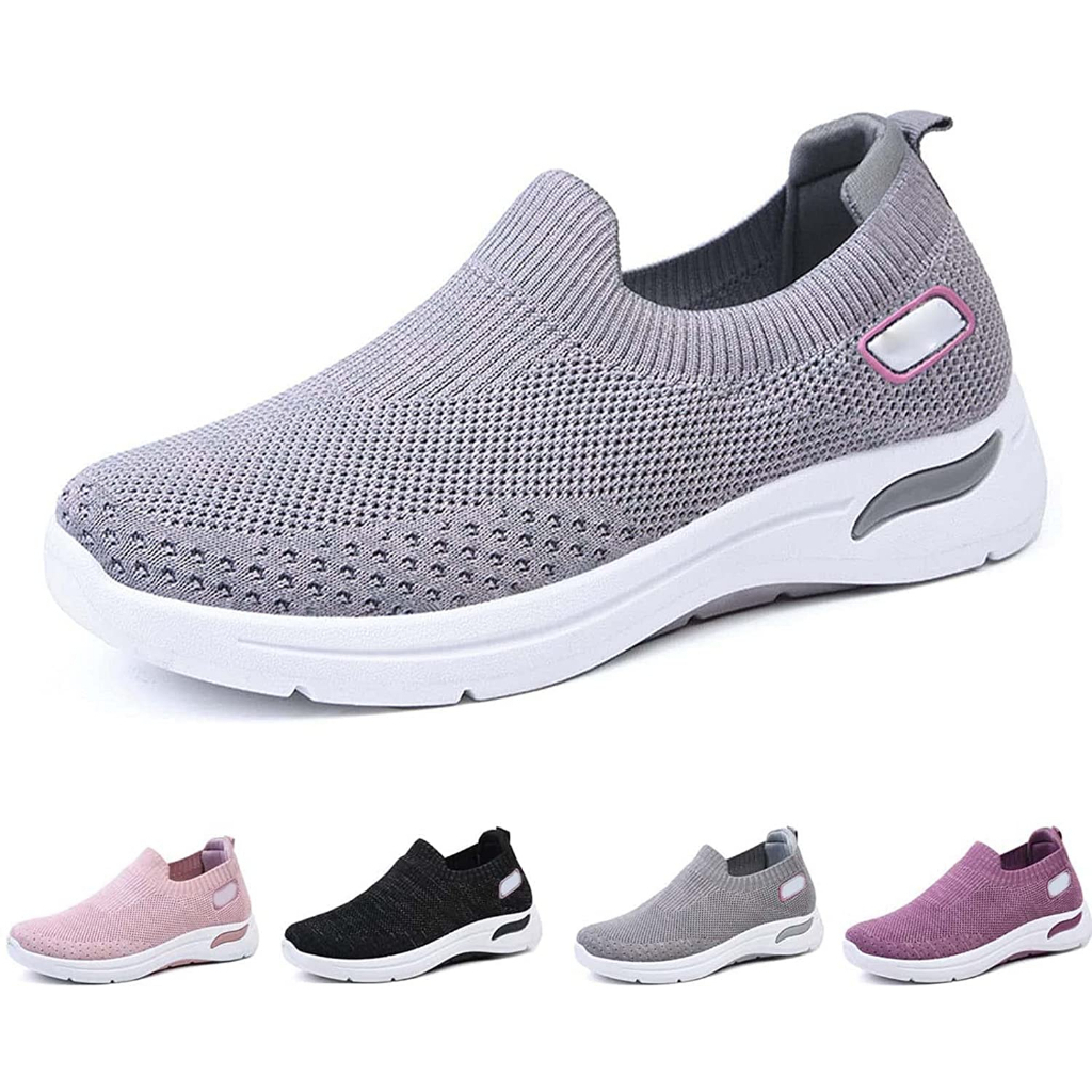 Giày Đệm Khí Giảm Đau Gót Chân Và Mắt Cá Chân Cho Phụ Nữ Lớn Tuổi