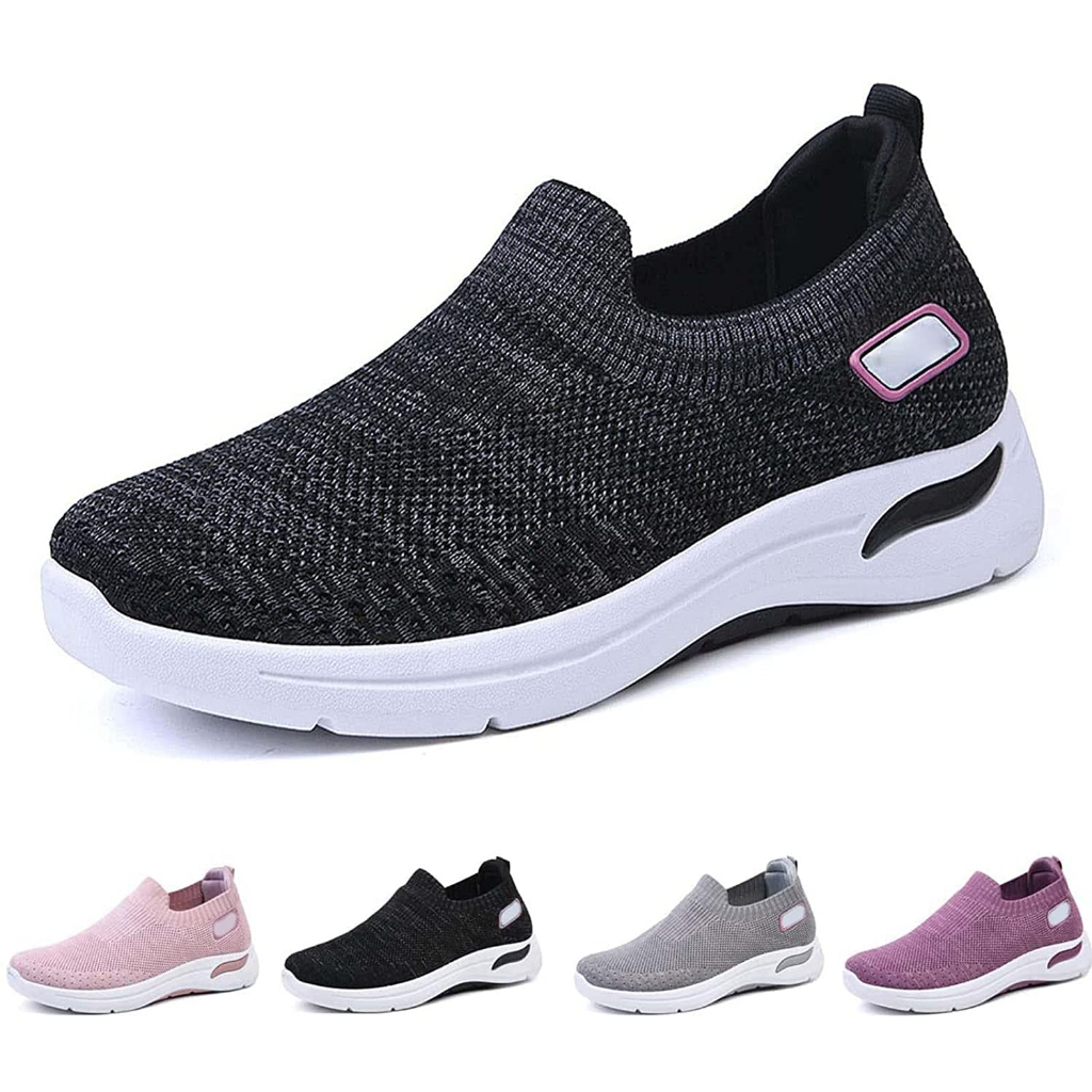 Giày Đệm Khí Giảm Đau Gót Chân Và Mắt Cá Chân Cho Phụ Nữ Lớn Tuổi