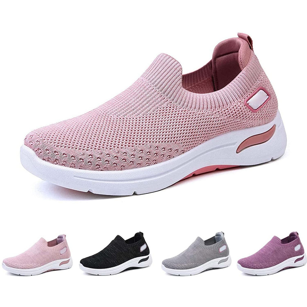 Giày Đệm Khí Giảm Đau Gót Chân Và Mắt Cá Chân Cho Phụ Nữ Lớn Tuổi