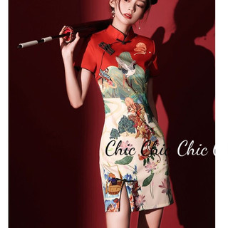 Chic Chic váy nữ Đầm sườn xám Body Cho thời váy Stylish Fashion thời trang Minimalist WLQ23C04OJ 49Z231205