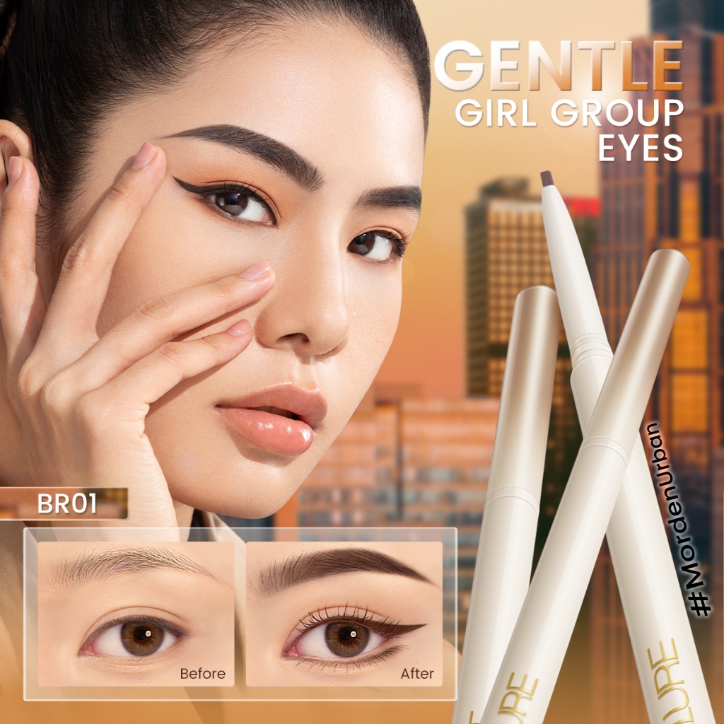 Bút chì kẻ mắt Focallure dạng gel siêu mảnh 1.7mm