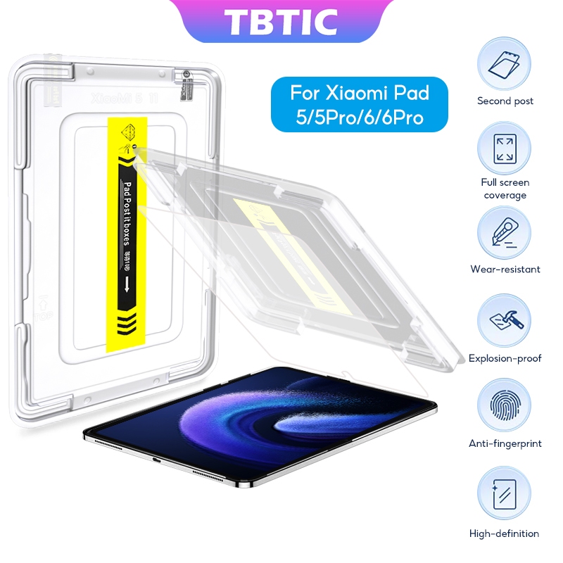 TBTIC Kính Cường Lực Toàn Màn Hình Cho xiaomi pad 6 5 pro 11 inch