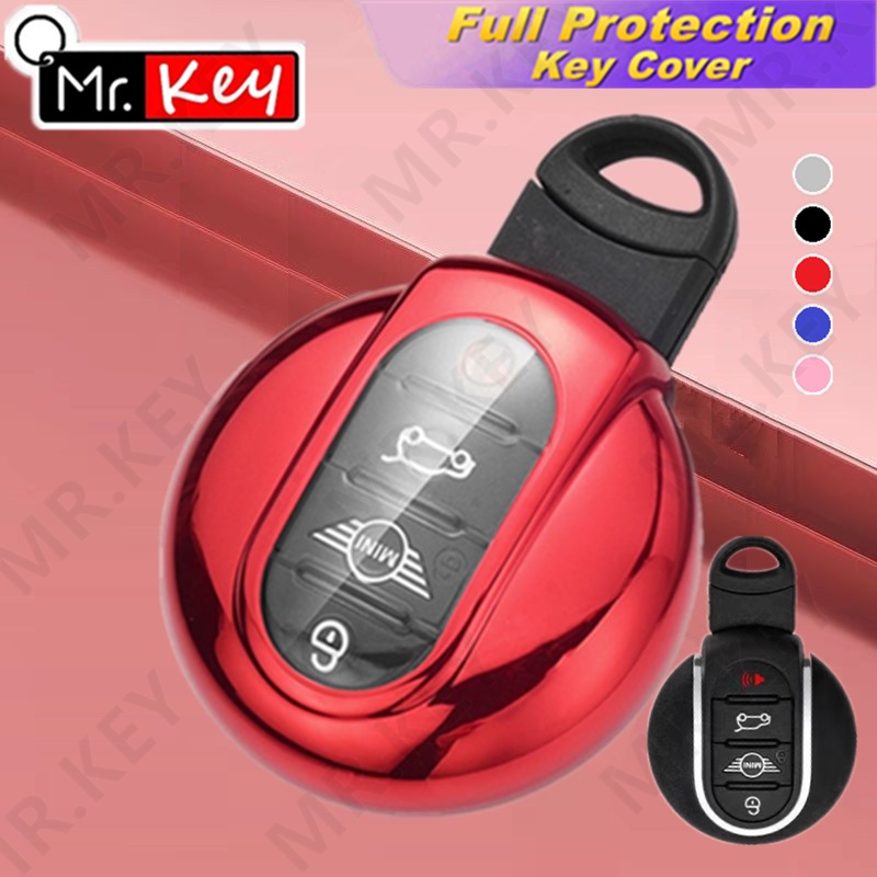 [Mr.Key] Vỏ bảo vệ chìa khóa ô tô cho MINI Cooper / One / Clubman / Countryman / Cooper S / JCW Vỏ c
