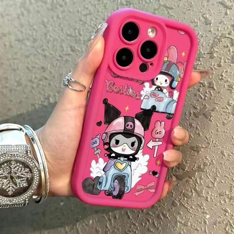 Ốp lưng Oppo A95 A74 4G A94 4G Reno 5F A73 2020 A93 4G Reno 4F F17 Pro Reno 6Z 5G Reno 5Z Reno 7Z 5G Thẳng biên giới ngã thỏ thiên thần mắt cảm giác da điện thoại trường hợp