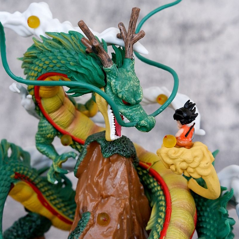 Mô Hình Nhân Vật son goku wish shenron Hoạt Hình dragon ball 21.5cm Trang Trí Bàn Làm Việc