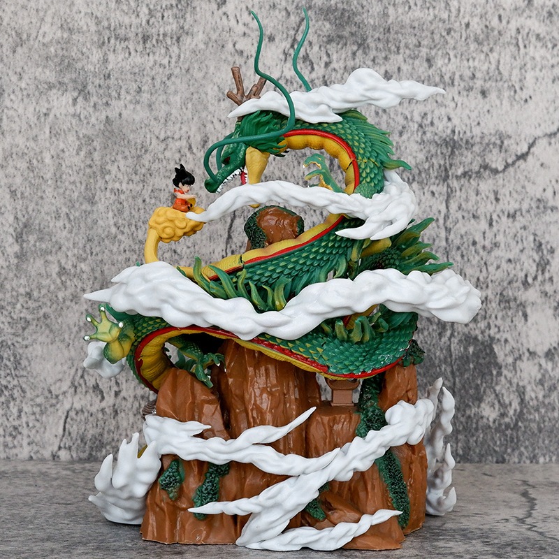 Mô Hình Nhân Vật son goku wish shenron Hoạt Hình dragon ball 21.5cm Trang Trí Bàn Làm Việc