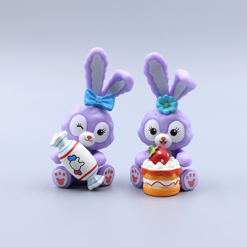 1 Mô Hình Nhân Vật stellalou Thỏ Hoạt Hình disney Bằng pvc Trang Trí Bàn Làm Việc