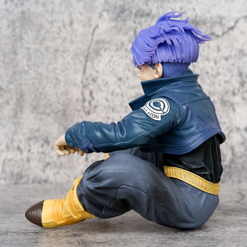 Mô Hình Đồ Chơi Nhân Vật super saiyan Ngồi Vị Trí 14cm Bằng pvc Để Bàn Trang Trí