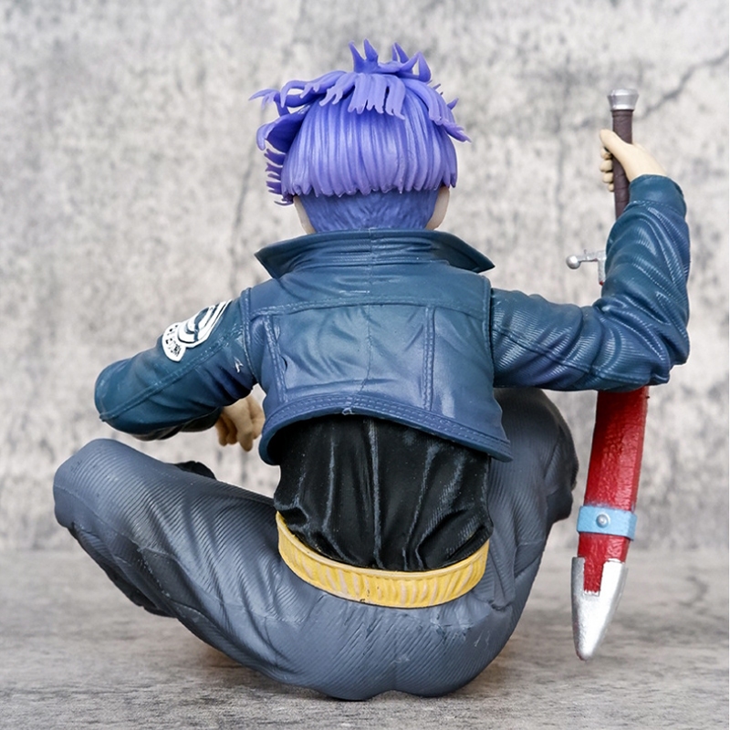 Mô Hình Đồ Chơi Nhân Vật super saiyan Ngồi Vị Trí 14cm Bằng pvc Để Bàn Trang Trí