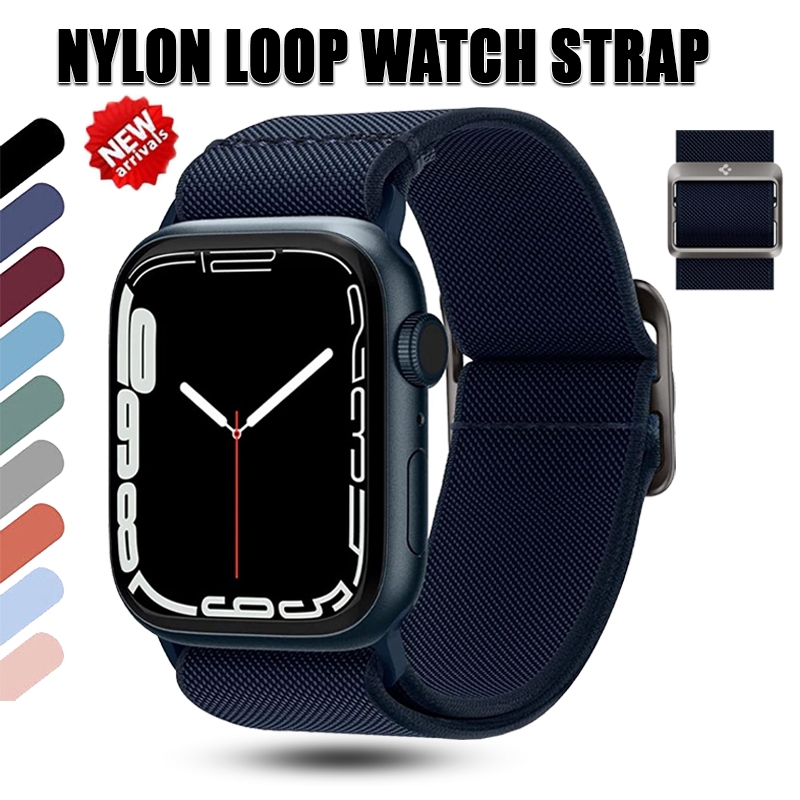 Spi Dây Đeo Đồng Hồ Thể Thao Bằng nylon 49mm series 45mm 41mm 987 Nhiều Màu Dành Cho Nam Và Nữ 654321Gối Ôm Xinh Xắn Chất Lượng
