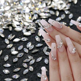 Hạt Đá zircon Lấp Lánh Trang Trí Móng Tay charms