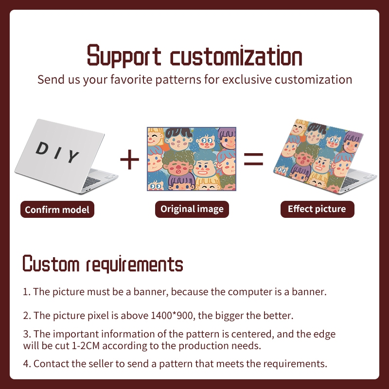 Miếng Dán Trang Trí laptop notebook 10 / 12 / 13 / 14 / 15 / 17 inch Bằng pvc Chống Nước Chống Trầy Xước Họa Tiết graffiti Dễ Thương diy