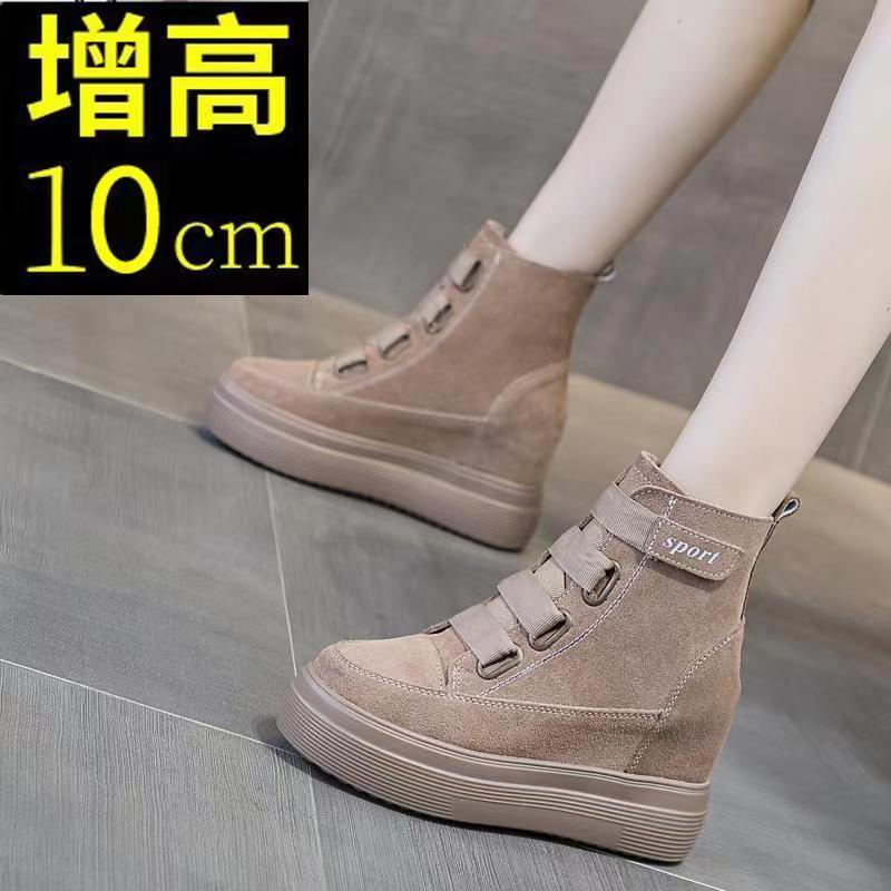 Ujy8 Giày Thể Thao Cao Gót 10cm Đế Dày Thời Trang Mùa Thu Cho Nữ