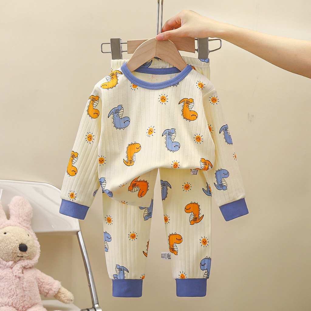 Bộ Đồ Ngủ cotton Dài Tay Xinh Xắn Dành Cho Bé
