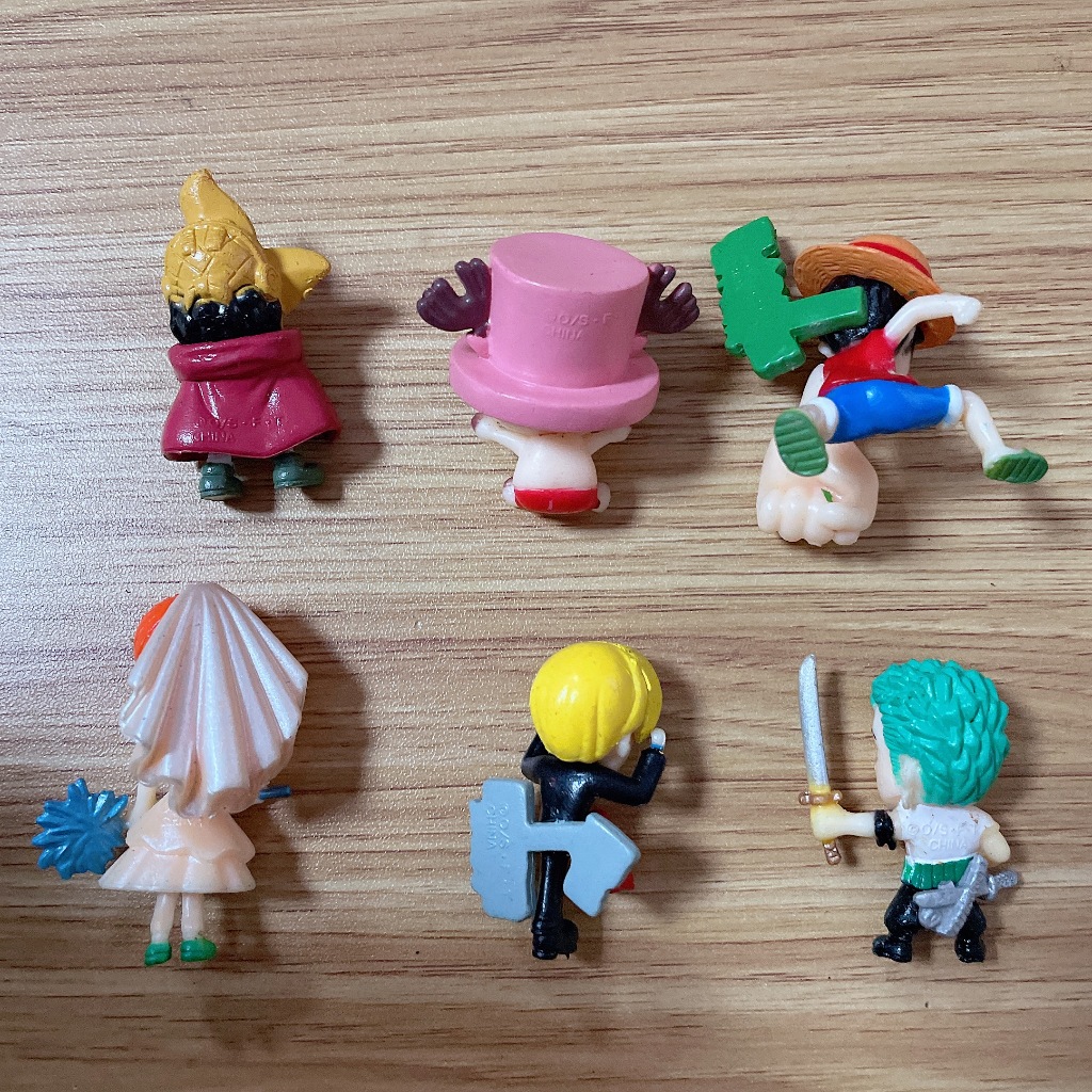 Set 6 Mô Hình Nhân Vật Phim Hoạt Hình one piece 5cm