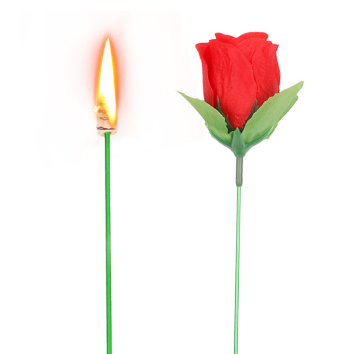 Đồ chơi ảo thuật lửa hóa bông hồng