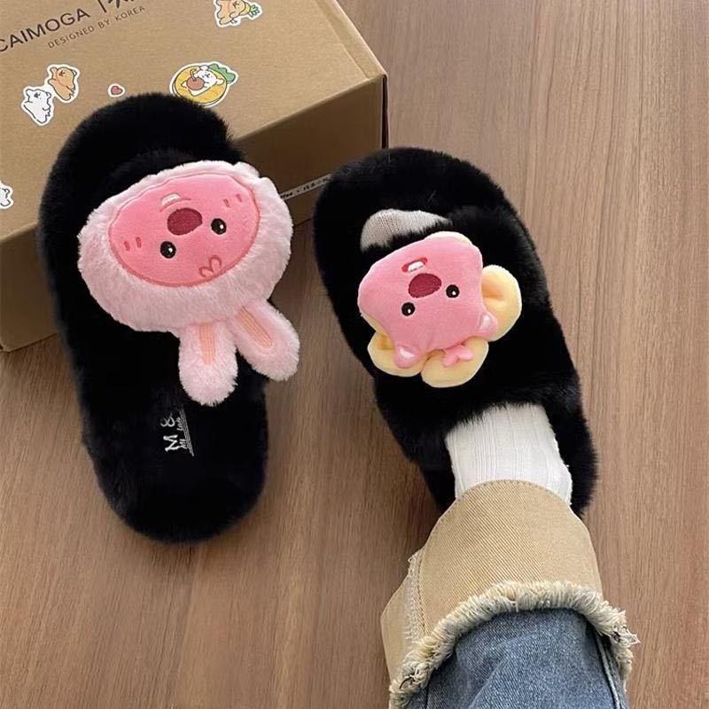 JISAILUN  dép lông dép bông dép đi trong nhà đế cao 2023 hot trend Đẳng cấp Đa dạng Thấm hút mồ hôi Điệu đà FMR23C059N 49Z231205