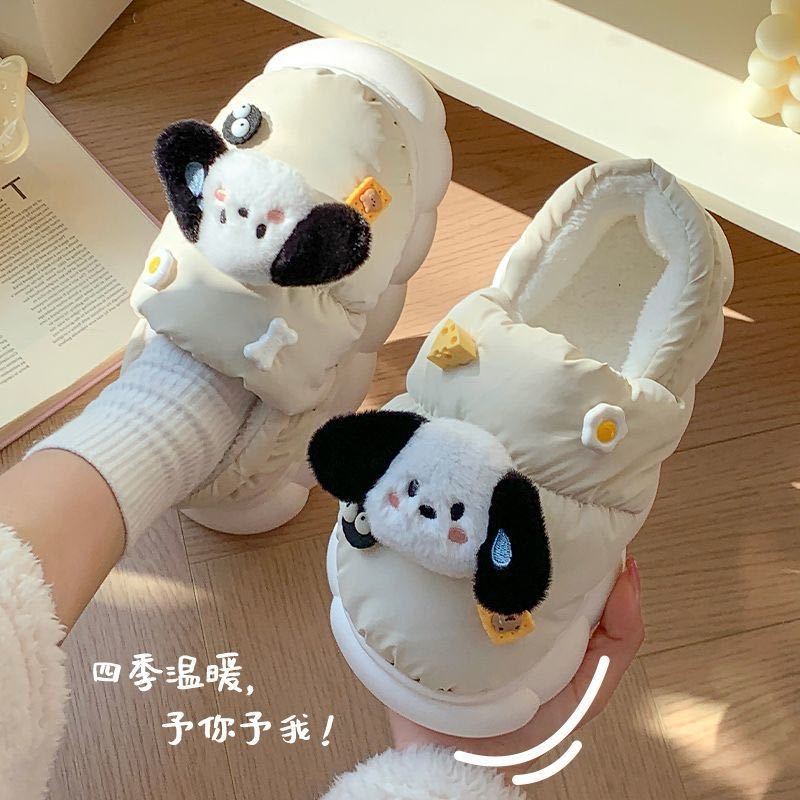 Serein  dép lông dép bông dép đi trong nhà đế cao 2023 hot trend Tiện lợi Tự nhiên Điểm nhấn Đẹp mắt FMR23C059O 49Z231205