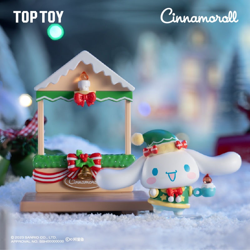 Sanrio Mô Hình Búp Bê Nhân Vật Chợ Giáng Sinh Dễ Thương Dùng Làm Quà Tặng Bạn Bè