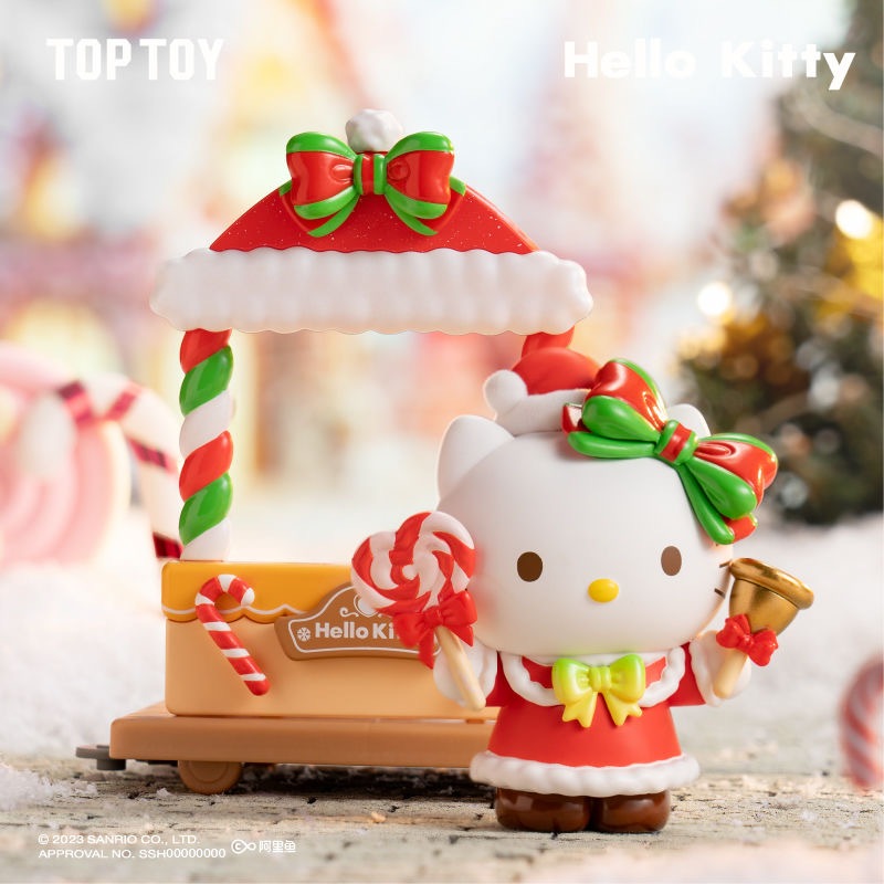 Sanrio Mô Hình Búp Bê Nhân Vật Chợ Giáng Sinh Dễ Thương Dùng Làm Quà Tặng Bạn Bè