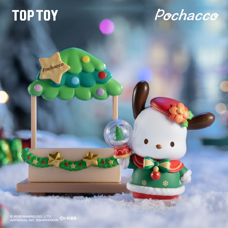 Sanrio Mô Hình Búp Bê Nhân Vật Chợ Giáng Sinh Dễ Thương Dùng Làm Quà Tặng Bạn Bè