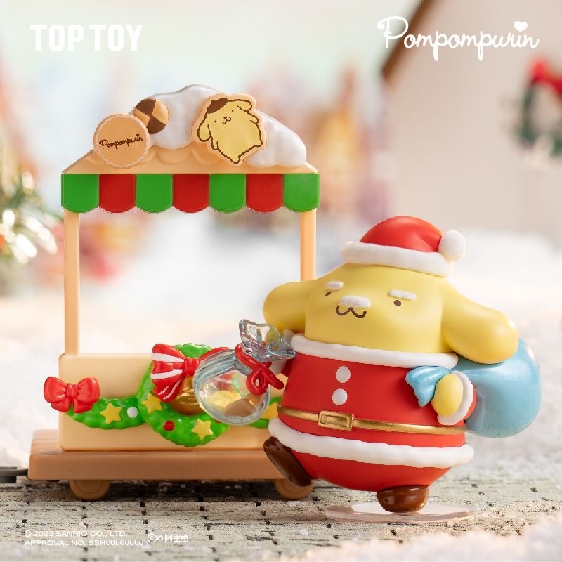 Sanrio Mô Hình Búp Bê Nhân Vật Chợ Giáng Sinh Dễ Thương Dùng Làm Quà Tặng Bạn Bè