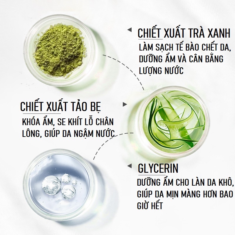 Tẩy Tế Bào Chết LAIKOU Matcha Peeling Gel Làm Sáng Da, Sạch Sâu, Loại Bỏ Hoàn Toàn Bụi Bẩn Và Dầu Thừa, Dưỡng Ẩm Và Làm Mịn Da, Thu Nhỏ Lỗ Chân Lông 60g