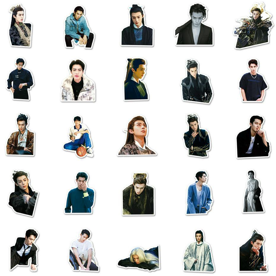 50 bộ Vương Hạc Đệ,wang hedi Stickers Không thấm nước Sáng tạo Funny Car/Trang trí nhà