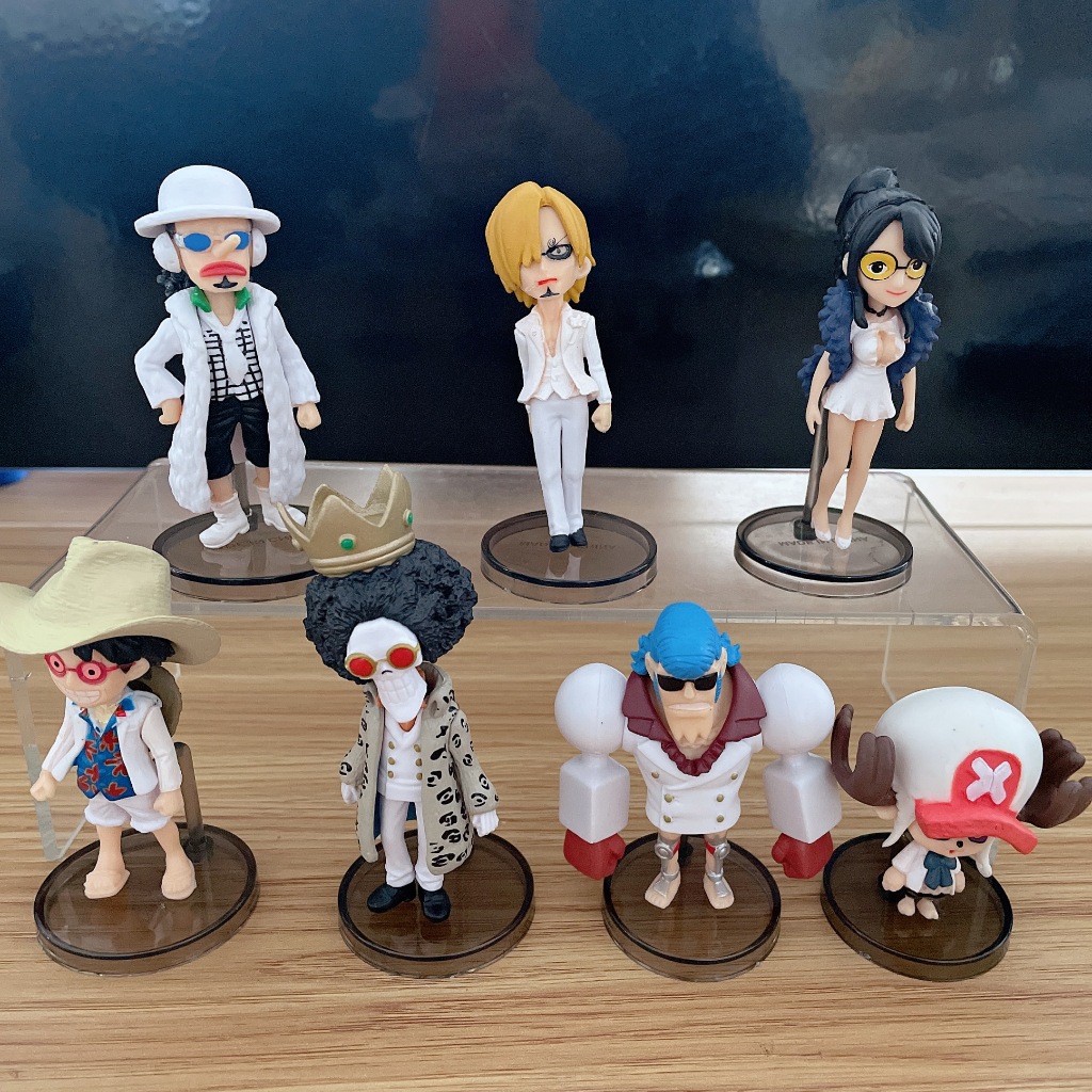 Set 7 Mô Hình Nhân Vật Phim Hoạt Hình one piece 8cm