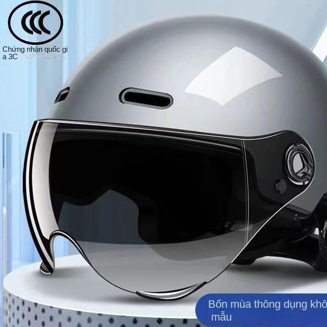 Mũ Bảo Hiểm Không Gương Soi An Toàn Thời Trang Mùa Hè Cho Nam Và Nữ