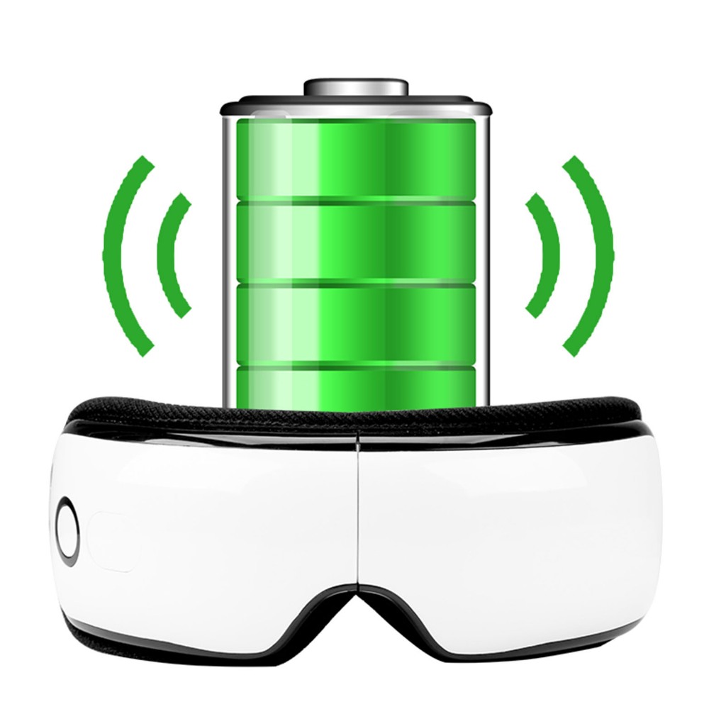 Máy Mát Xa Mắt Rung Nén Nóng Giảm Mệt Mỏi 10 Phút Hẹn Giờ DC 5V Sạc Cho Mẹ Bố Sĩ Quan