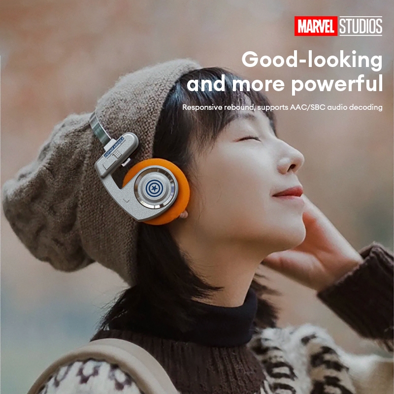 Tai nghe Bluetooth Marvel BTMV31 Tai nghe không dây Máy tính chơi game Khử tiếng ồn Cuộc gọi HD Chất lượng âm thanh vòm HIFI