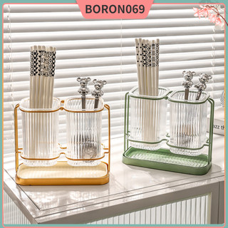 Hộ gia đình đũa ống dao nhà bếp tổ chức nhựa thoát nước boron069