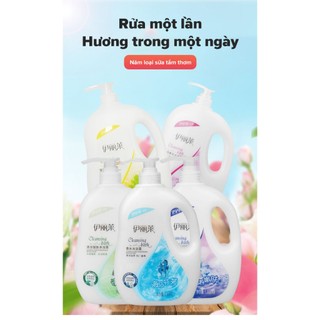 Sữa tắm cá ngựa quyến rũ hương thơm hoa lan trẻ hóa da bạc hà mát mẻ sữa tắm lá ngải cứu