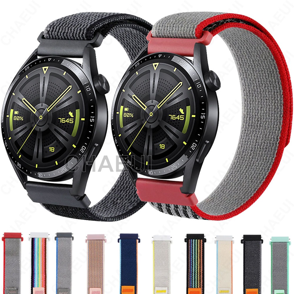 Dây Đeo nylon Thoáng Khí Cho Đồng Hồ Huawei Watch GT GT2 GT3 Pro GT4 46mm 42mm 43mm GT2e