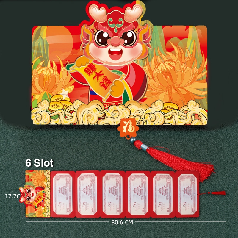 Bao Lì Xì Mừng Năm Mới 2024 Màu Đỏ