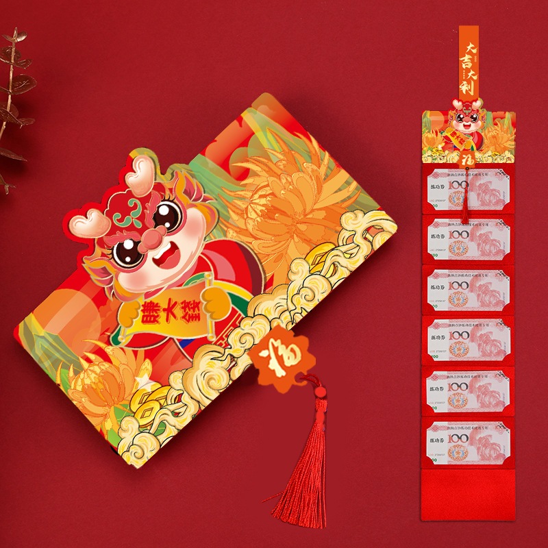 Bao Lì Xì Mừng Năm Mới 2024 Màu Đỏ