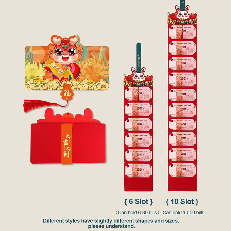 Bao Lì Xì Mừng Năm Mới 2024 Màu Đỏ