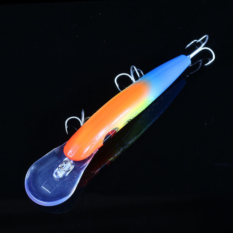 1 Mồi Câu Cá Giả Bằng Nhựa Cứng laser Mắt Cá 3d 16cm 26g