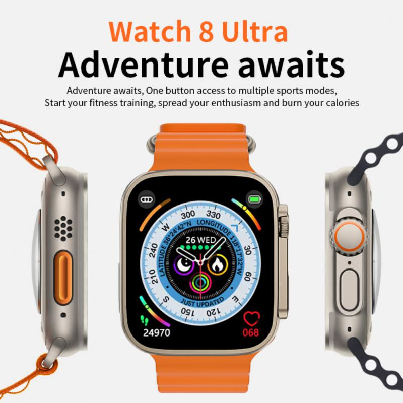 Bộ Đồng Hồ Thông Minh s9 ultra 3 Dây Đeo 49mm Màn Hình hd 2.0 inch Kết Nối bluetooth Không Dây Hỗ Trợ Gọi Điện Thoại