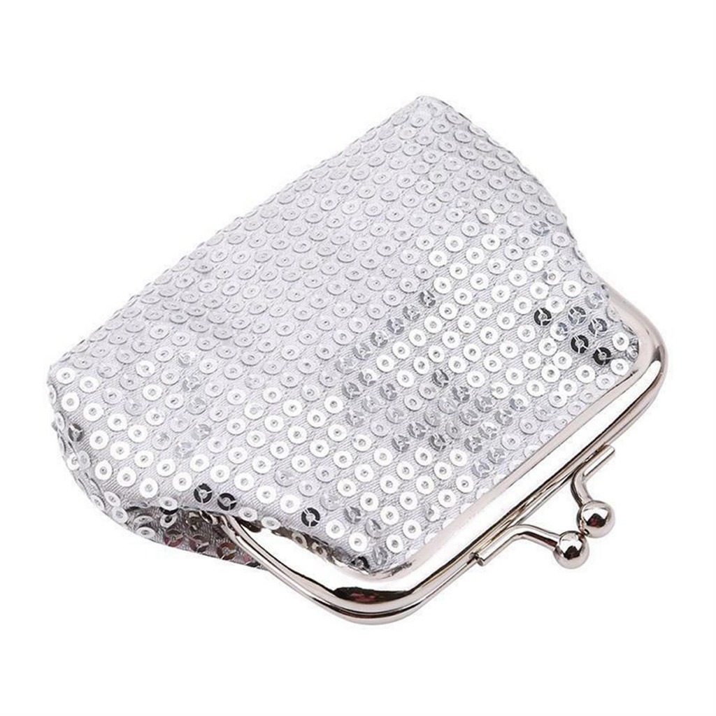 Ví Nữ Cầm Tay Đính Kim Sa Lấp Lánh