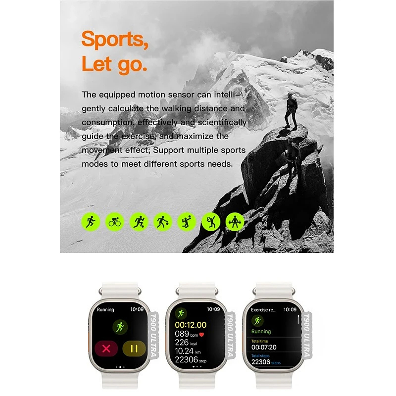 Đồng Hồ Thông Minh YAQING T900 Cuộc gọi Bluetooth