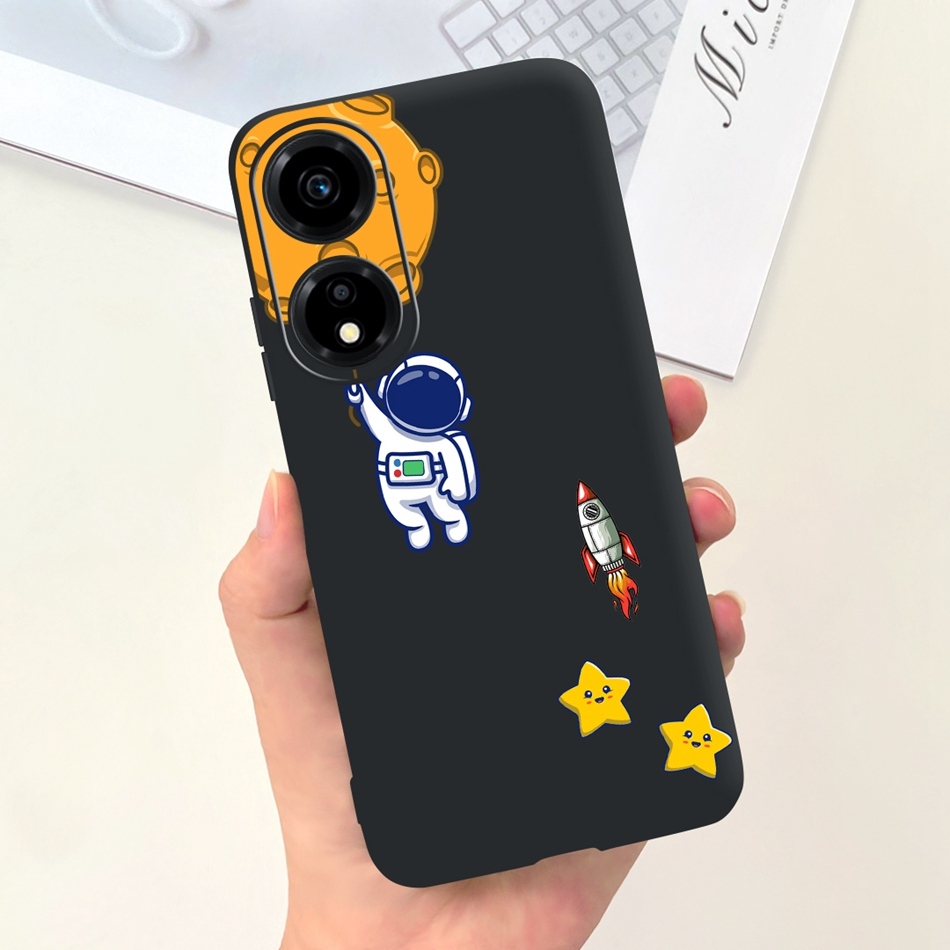 Ốp Điện Thoại silicon Mềm Màu Kẹo Hình Bò Sữa Phi Hành Gia Cho honor x5 plus x5plus 4g Wodwod1 Wodwod2 Wodwod-lx3