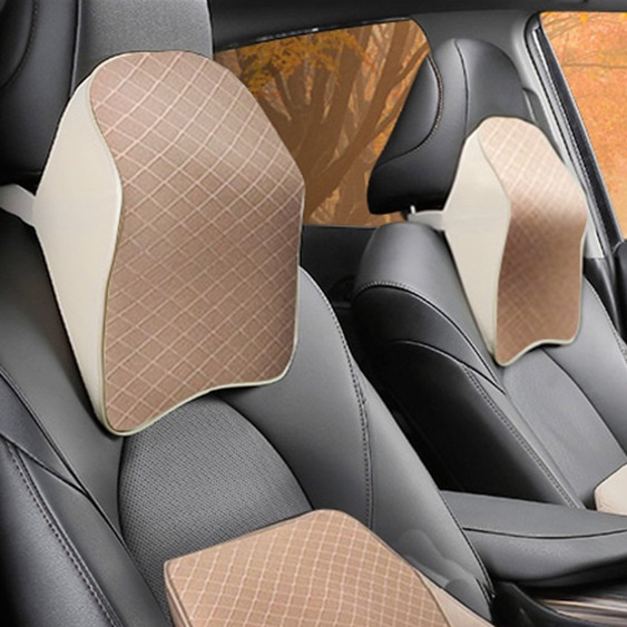 Gối Tựa Đầu Và Lưng Hỗ Trợ Cổ Bằng memory foam Cho Xe Hơi
